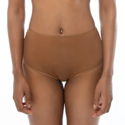 Ownbrown: Mesh High-Waisted Brief - Bintu