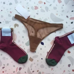 Ownbrown: Mesh Thong - Bintu