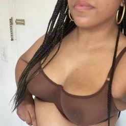 Ownbrown: Underwire Mesh Bra - Yemoya