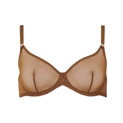 Ownbrown: Underwire Mesh Bra - Bintu