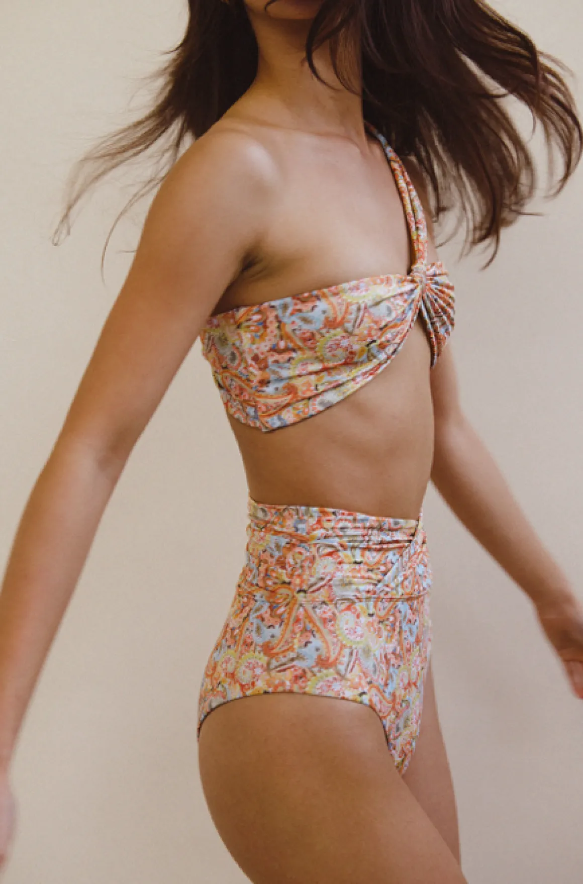 Palm: Kelly High-Waisted Bikini Bottom - S, M