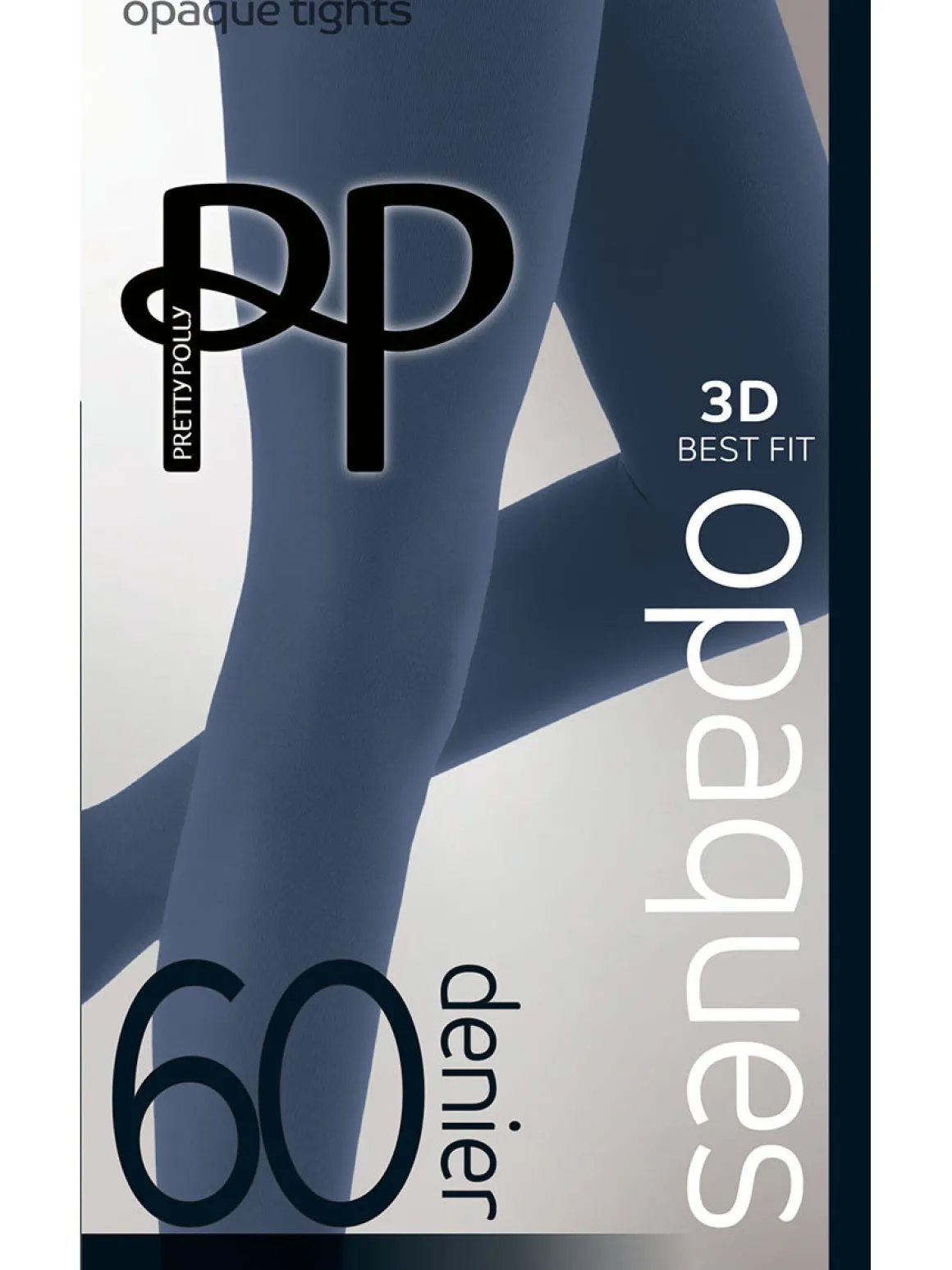 Pretty Polly: Opaque Tights - Blue