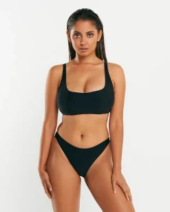 RAQ: 90's Bikini Brief Bottom - Black