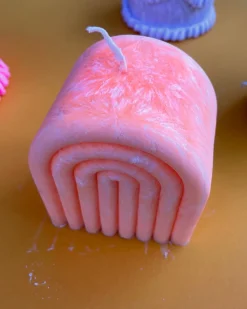 Ri-Ri-Ku: Rainbow Candle - Neon Orange