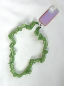 Room Shop: Organza Phone Strap - Green Apple