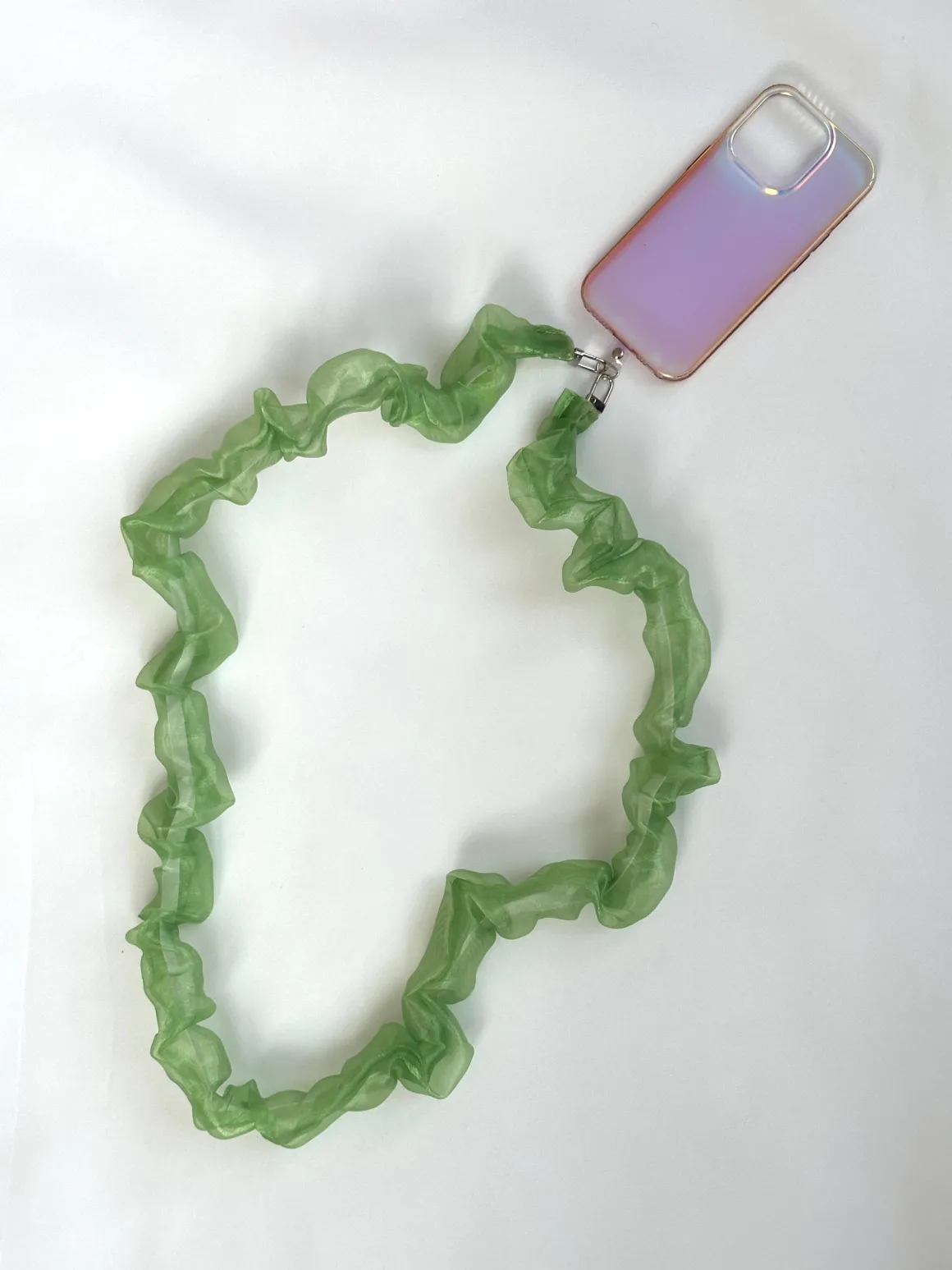 Room Shop: Organza Phone Strap - Green Apple