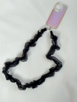Room Shop: Organza Phone Strap - Black