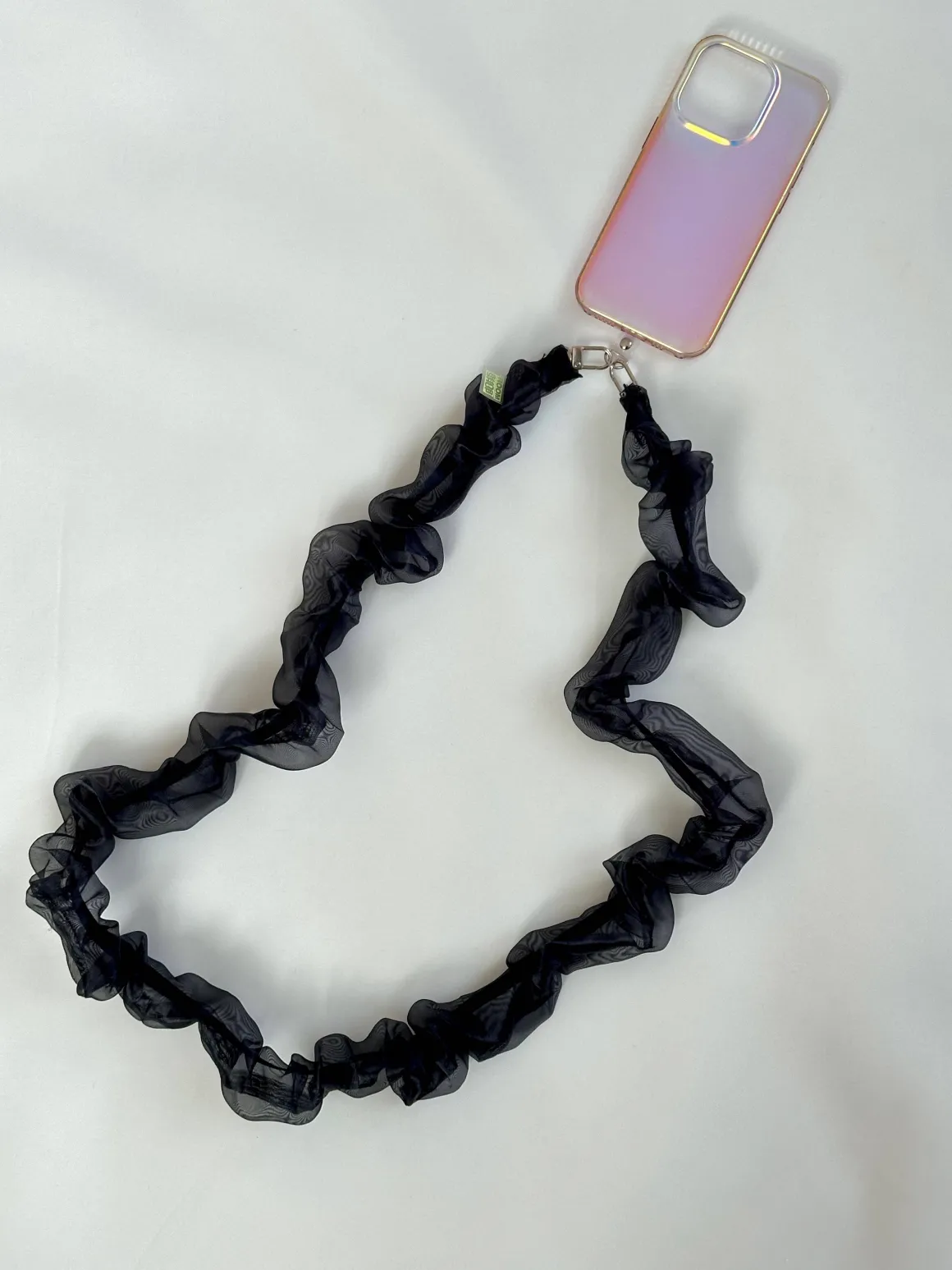 Room Shop: Organza Phone Strap - Black