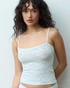 Sensual Tension: Ann 3D Knit Tank Top - Paradise