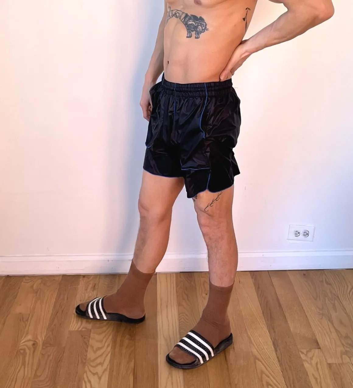 Sherris: Men's Pocket Swim Trunks - Multi