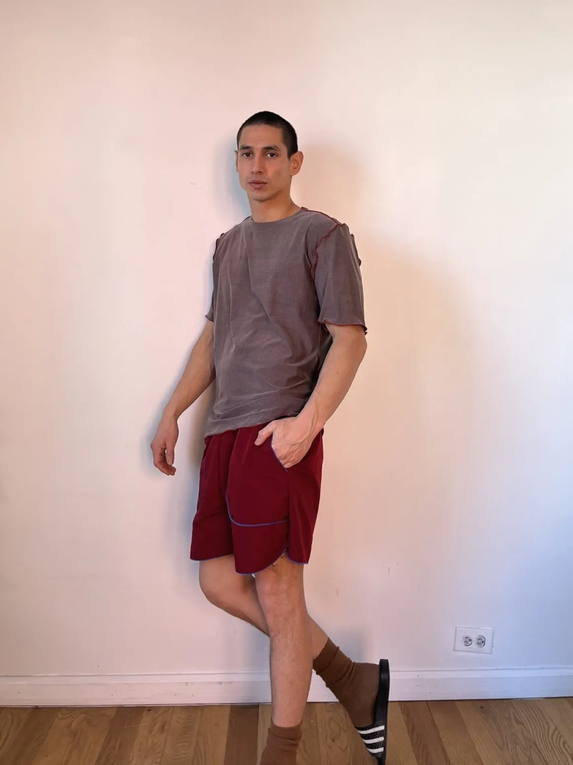 Sherris: Men's Pocket Swim Trunks - Multi