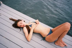 Siyu: Limona Reversible Tie Side Bikini Bottom - Purple Multi