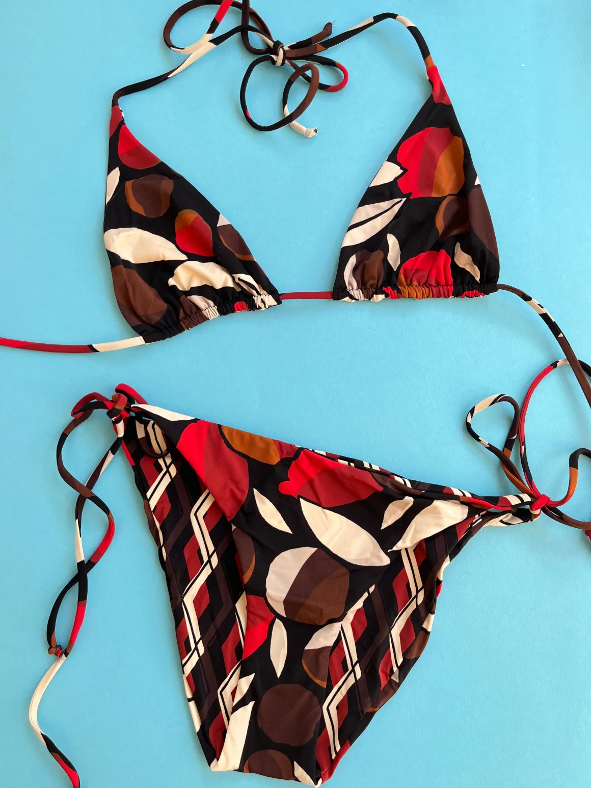 Siyu: Selma Reversible Tie Side Bikini Bottom - L, XL