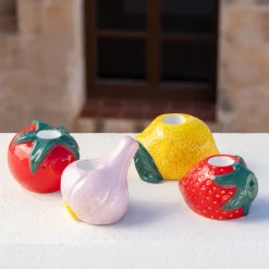 Talking Tables: Lemon Ceramic Candle Holder