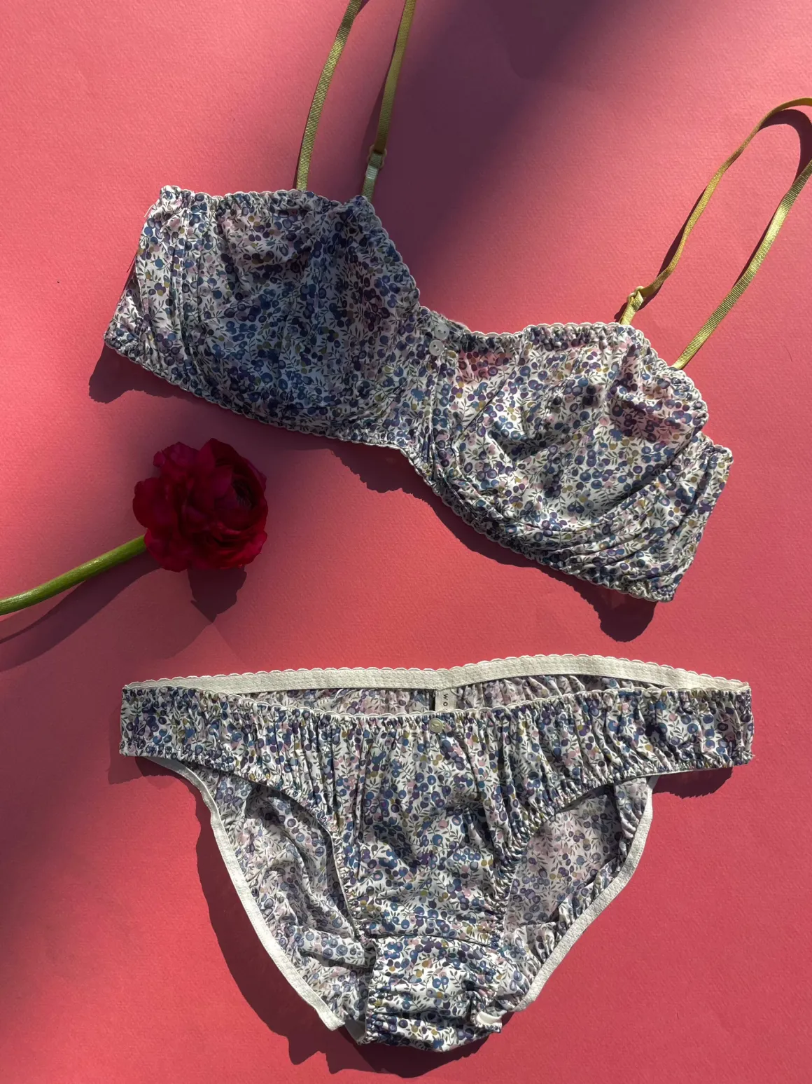 Work of Fiction: Cotton Underwire Bra - L, Last One!