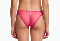 Yasmine Eslami: Jeanne Mesh Panty - Indian Pink