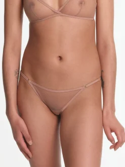 Yasmine Eslami: Jeanne Mini Bikini Brief - Latte