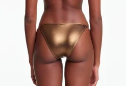 Yasmine Eslami: Laura Bikini Bottom - Copper