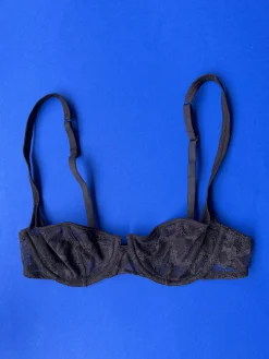 Yasmine Eslami: Louise Lace Balcony Bra - Ristretto